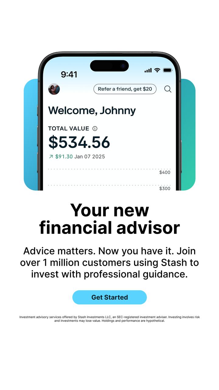 Stash Facebook ad